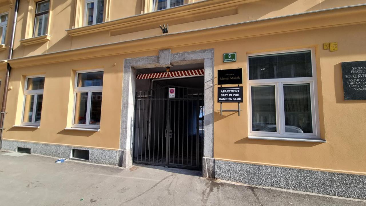 Stay In Pub Kamera Klub Apatment-City Center 류블랴나 외부 사진